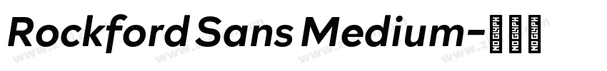 Rockford Sans Medium字体转换 Rockford Sans Medium字体转换